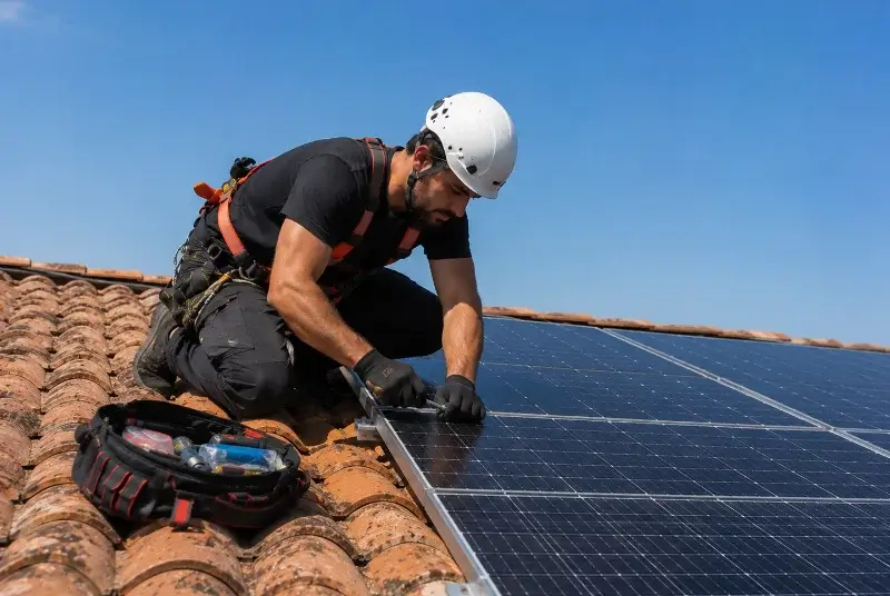 Maintenance et monitoring de panneaux solaires à Saint-Michel-sur-Savasse