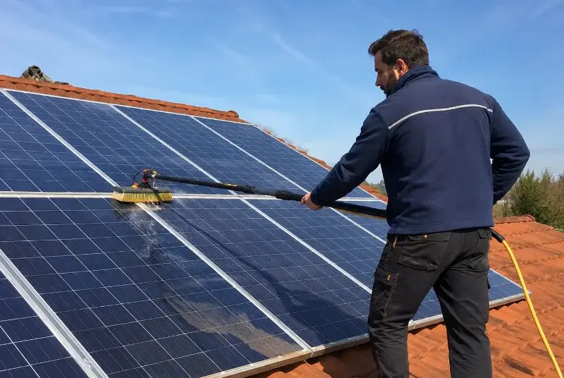 Nettoyage et entretien de panneaux solaires à Saint-Michel-sur-Savasse